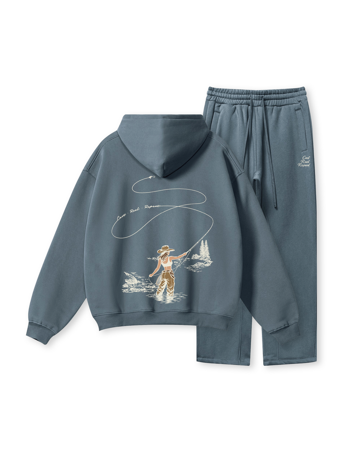 Women Who Fly Fish Hoodie