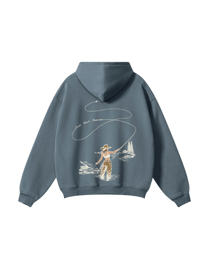 Women Who Fly Fish Hoodie