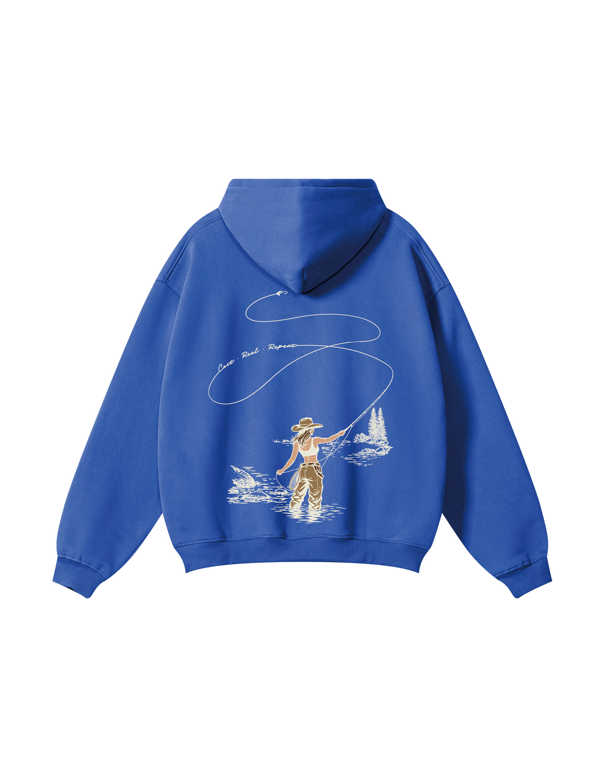 Women Who Fly Fish Hoodie