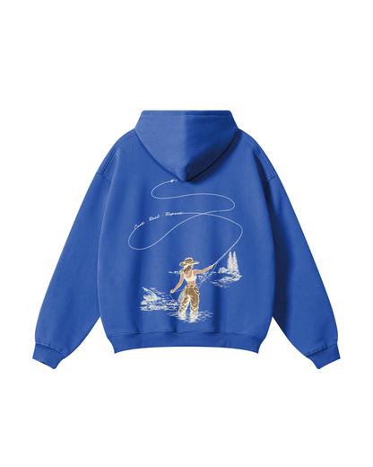 Women Who Fly Fish Hoodie