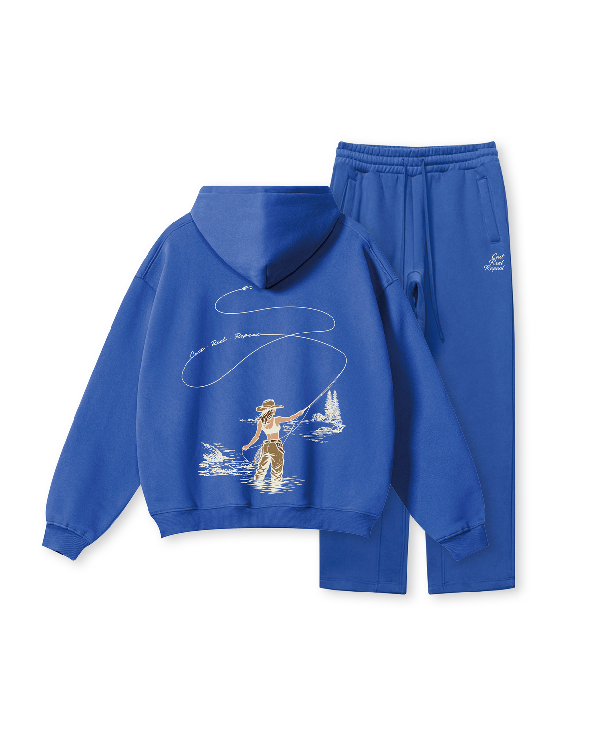 Women Who Fly Fish Hoodie