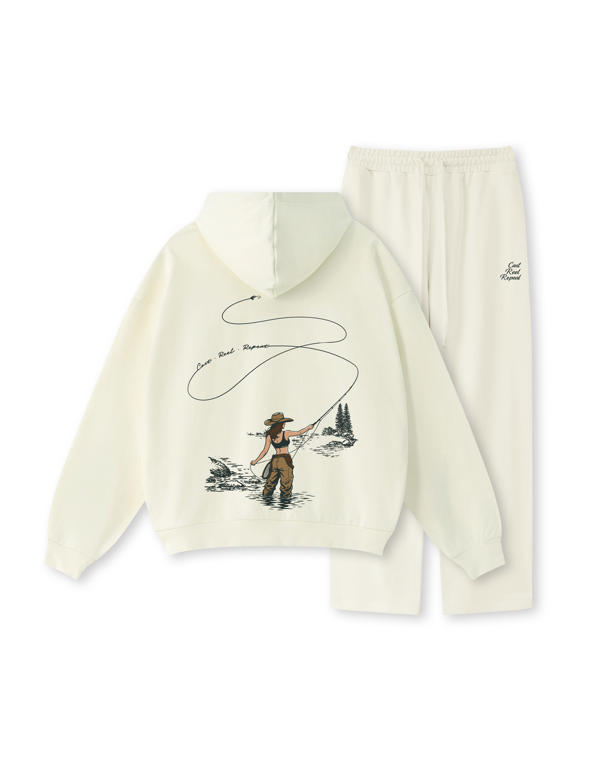 Women Who Fly Fish Hoodie