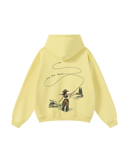 Women Who Fly Fish Hoodie