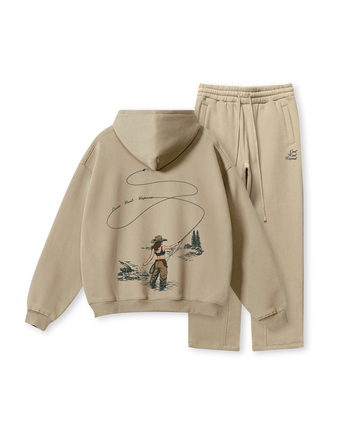 Women Who Fly Fish Hoodie