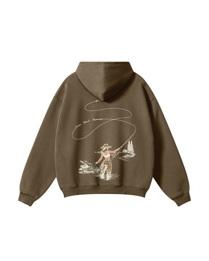 Women Who Fly Fish Hoodie