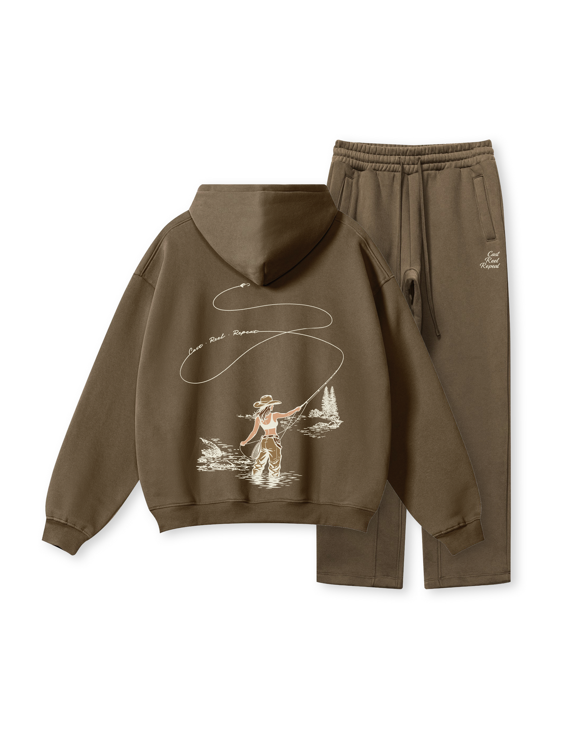 Women Who Fly Fish Hoodie