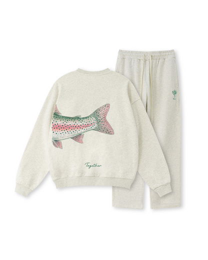 Better Together Steelhead Matching Couple Crewnecks