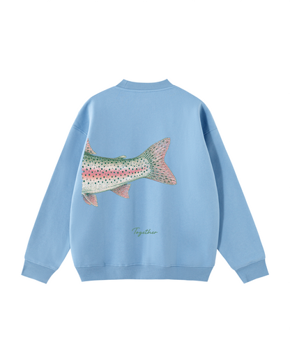 Better Together Steelhead Matching Couple Crewnecks