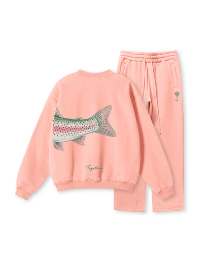 Better Together Steelhead Matching Couple Crewnecks