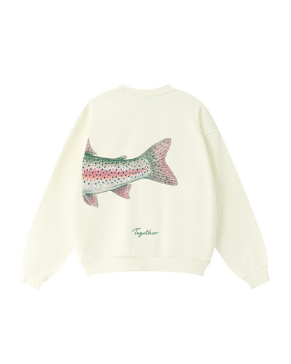 Better Together Steelhead Matching Couple Crewnecks