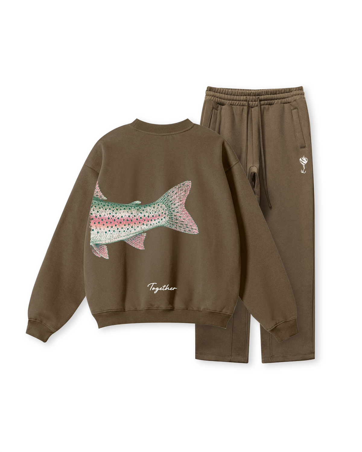 Better Together Steelhead Matching Couple Crewnecks