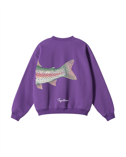 Better Together Steelhead Matching Couple Crewnecks