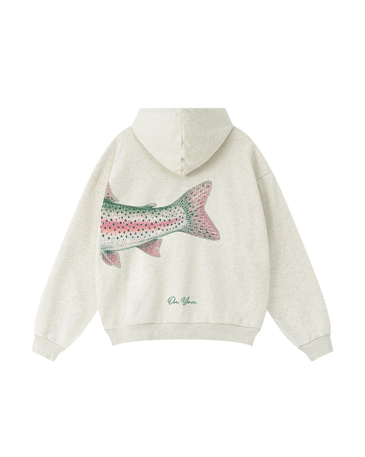 His and Her Fishing  Rainbow Trout Unisex Hoodie Bundle