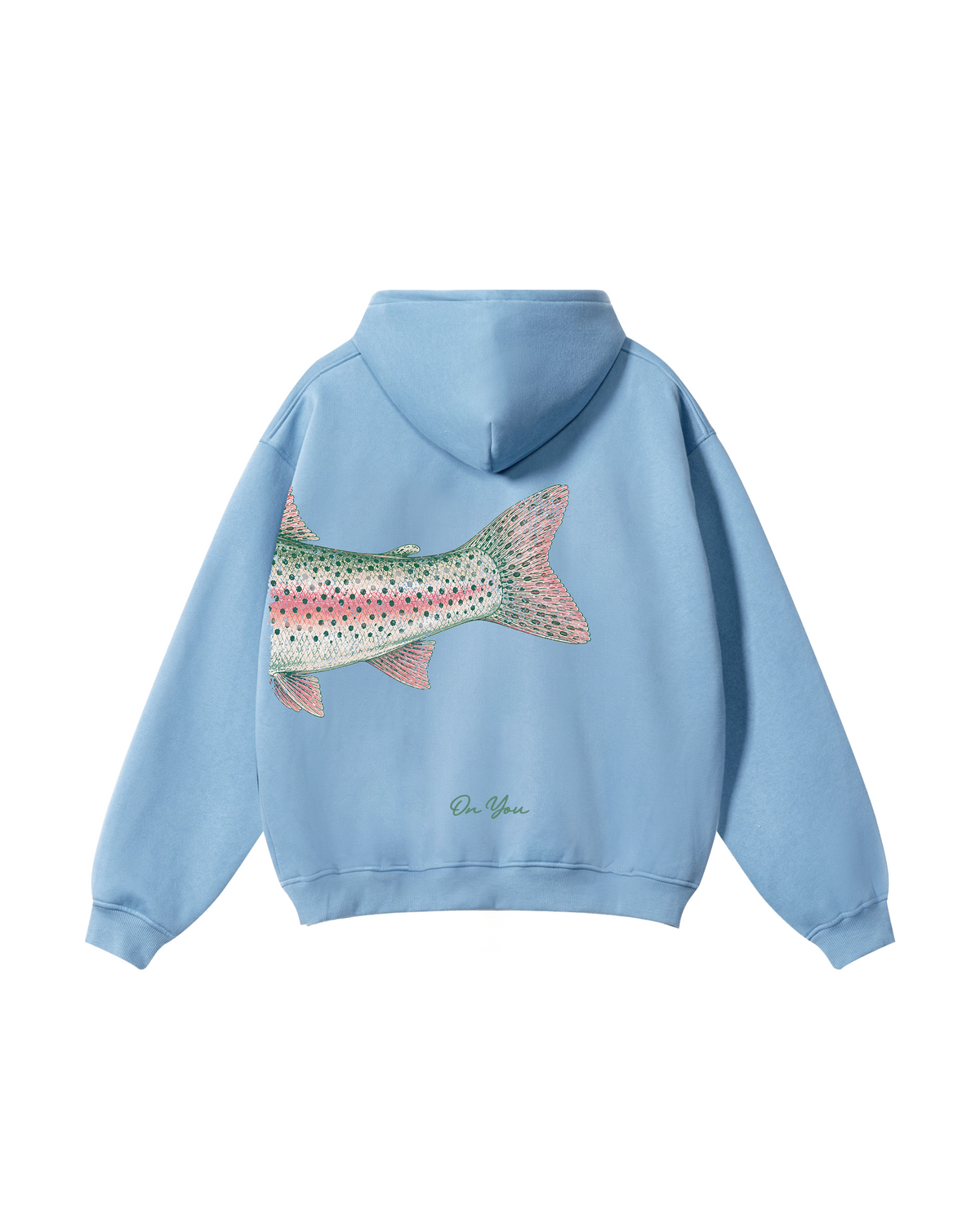 His and Her Fishing  Rainbow Trout Unisex Hoodie Bundle