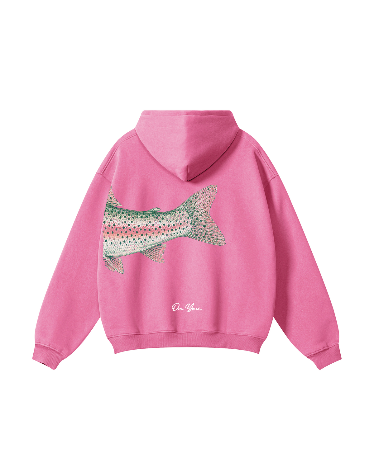 His and Her Fishing  Rainbow Trout Unisex Hoodie Bundle