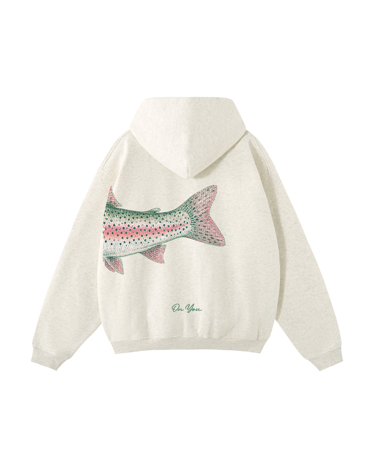 Hooked On You Steelhead Matching Couple Zip Hoodies Set