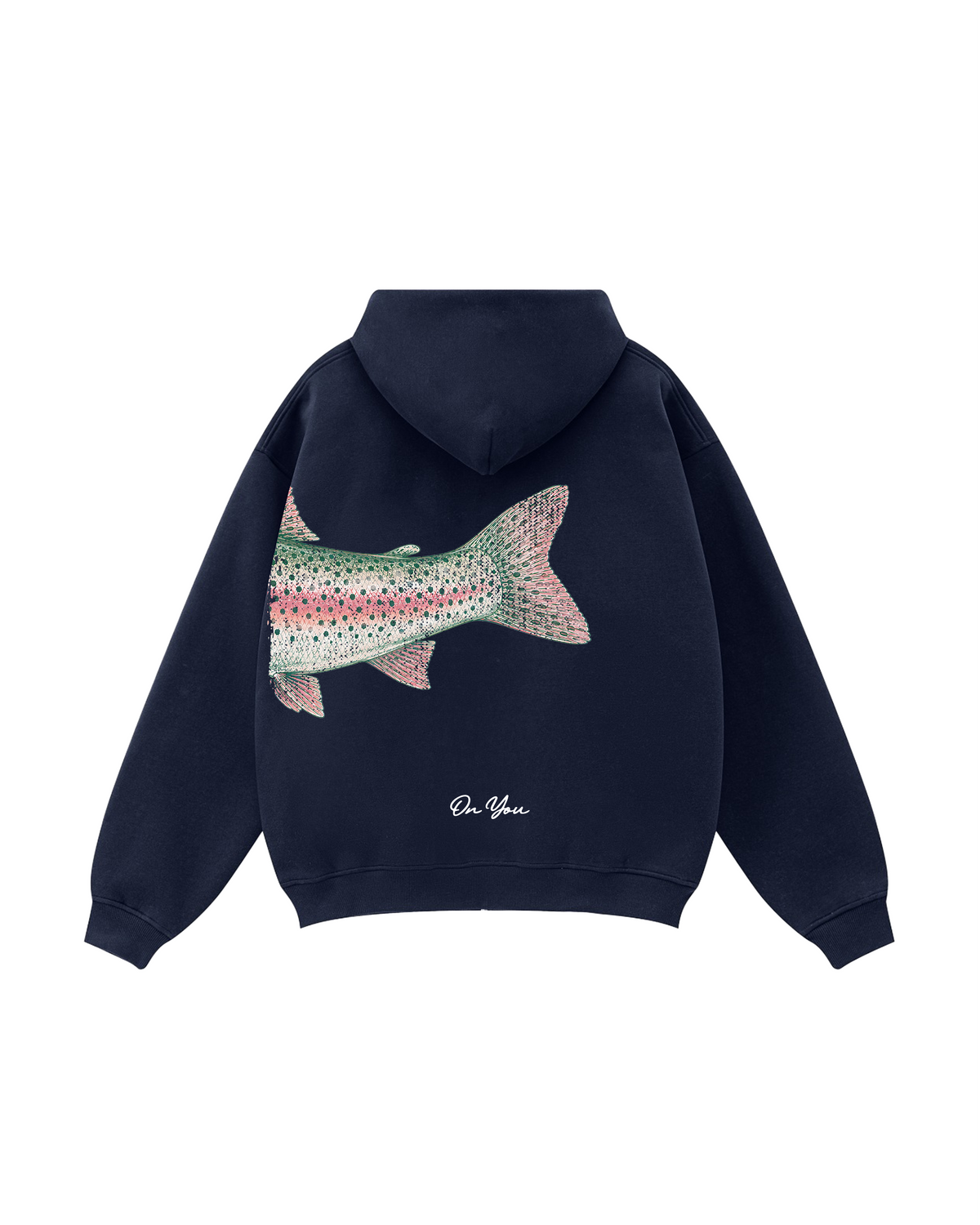 Hooked On You Steelhead Matching Couple Zip Hoodies Set
