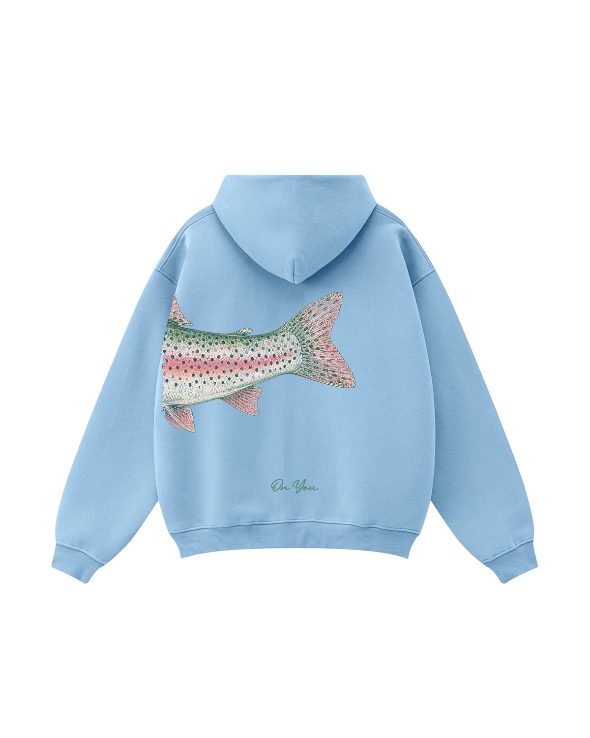 Hooked On You Steelhead Matching Couple Zip Hoodies Set