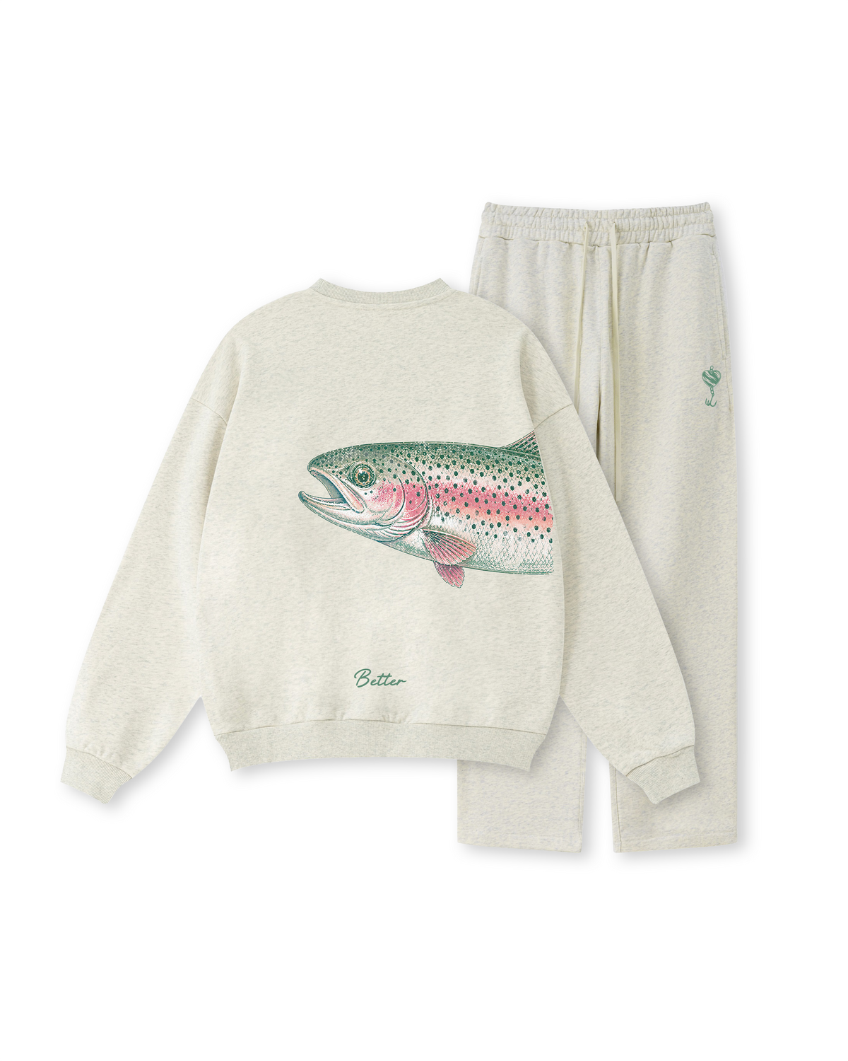 Better Together Steelhead Matching Couple Crewnecks