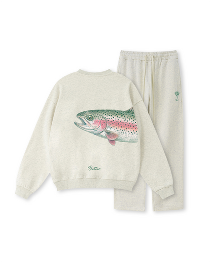 Better Together Steelhead Matching Couple Crewnecks