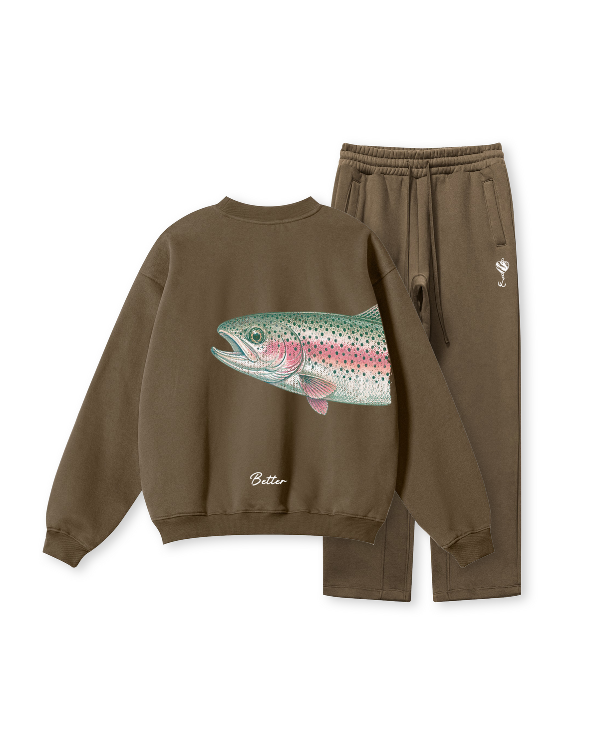 Better Together Steelhead Matching Couple Crewnecks