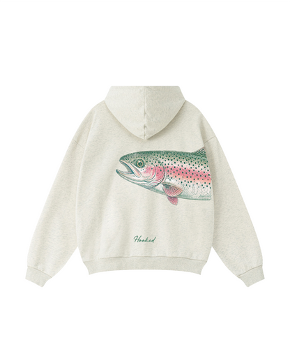 His and Her Fishing  Rainbow Trout Unisex Hoodie Bundle