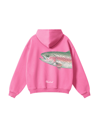 His and Her Fishing  Rainbow Trout Unisex Hoodie Bundle