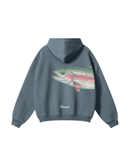 His and Her Fishing  Rainbow Trout Unisex Hoodie Bundle
