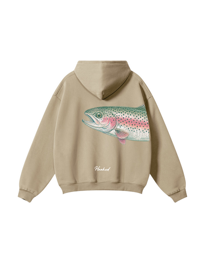 His and Her Fishing  Rainbow Trout Unisex Hoodie Bundle