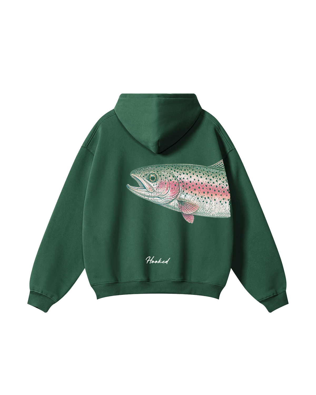 His and Her Fishing  Rainbow Trout Unisex Hoodie Bundle