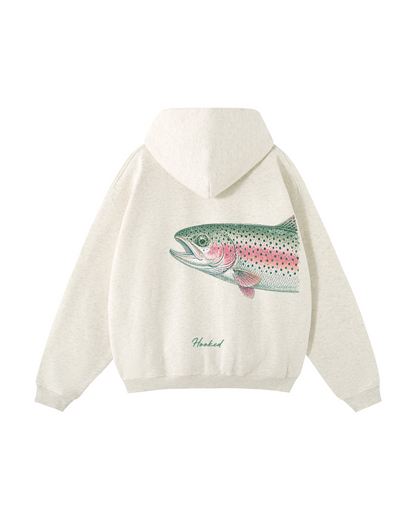 Hooked On You Steelhead Matching Couple Zip Hoodies Set