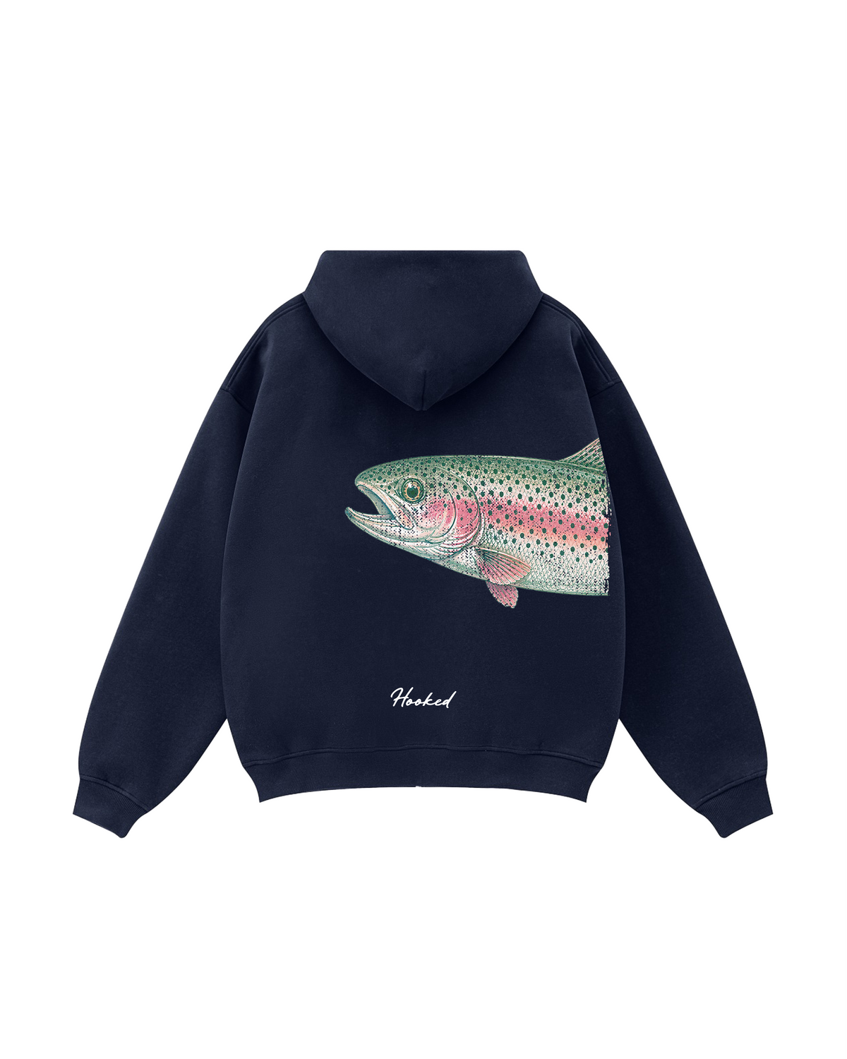 Hooked On You Steelhead Matching Couple Zip Hoodies Set