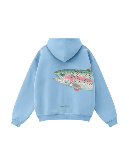 Hooked On You Steelhead Matching Couple Zip Hoodies Set