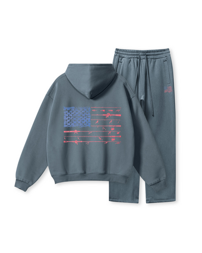All-American Fishing Flag Hoodie