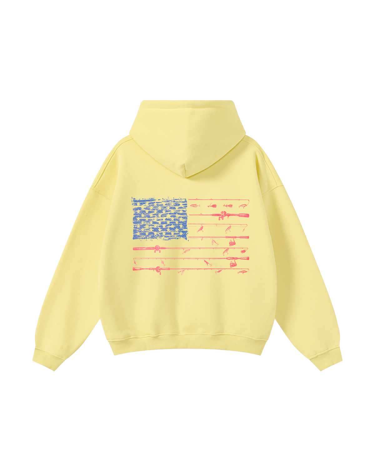 All-American Fishing Flag Hoodie