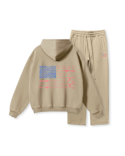 All-American Fishing Flag Hoodie