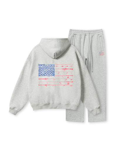 All-American Fishing Flag Hoodie
