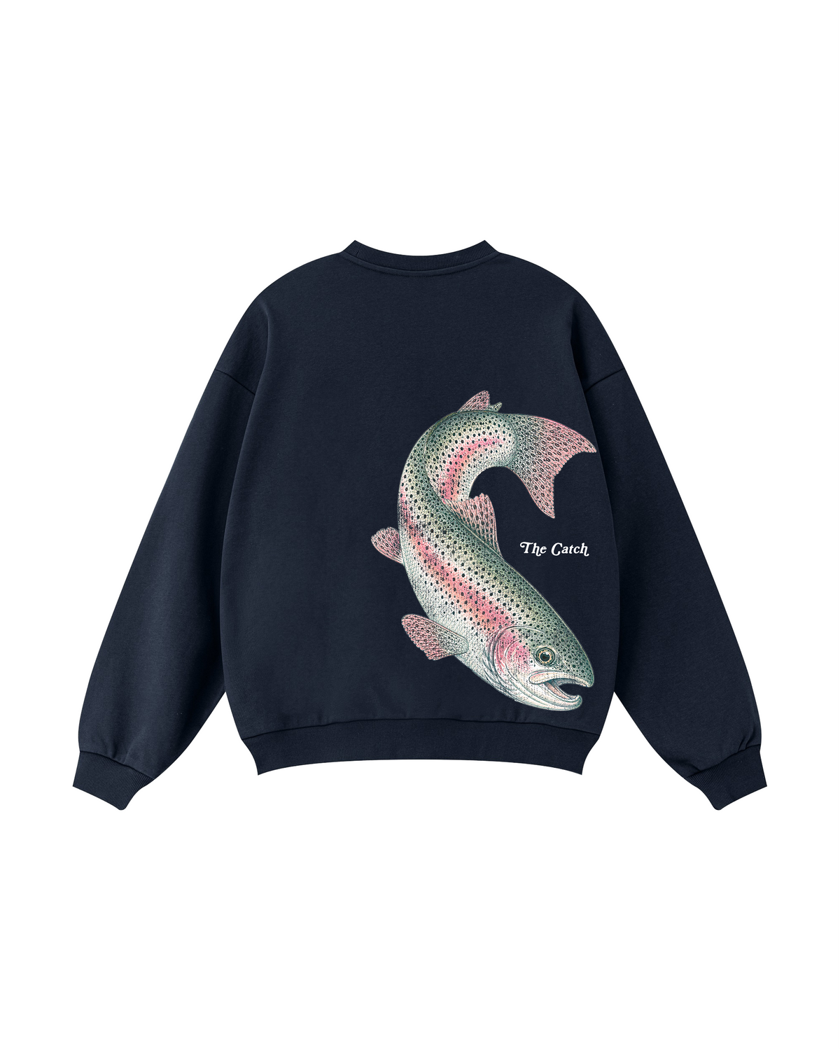 The Catch & The Keeper Rainbow Trout Couple Fishing Crewneck Set