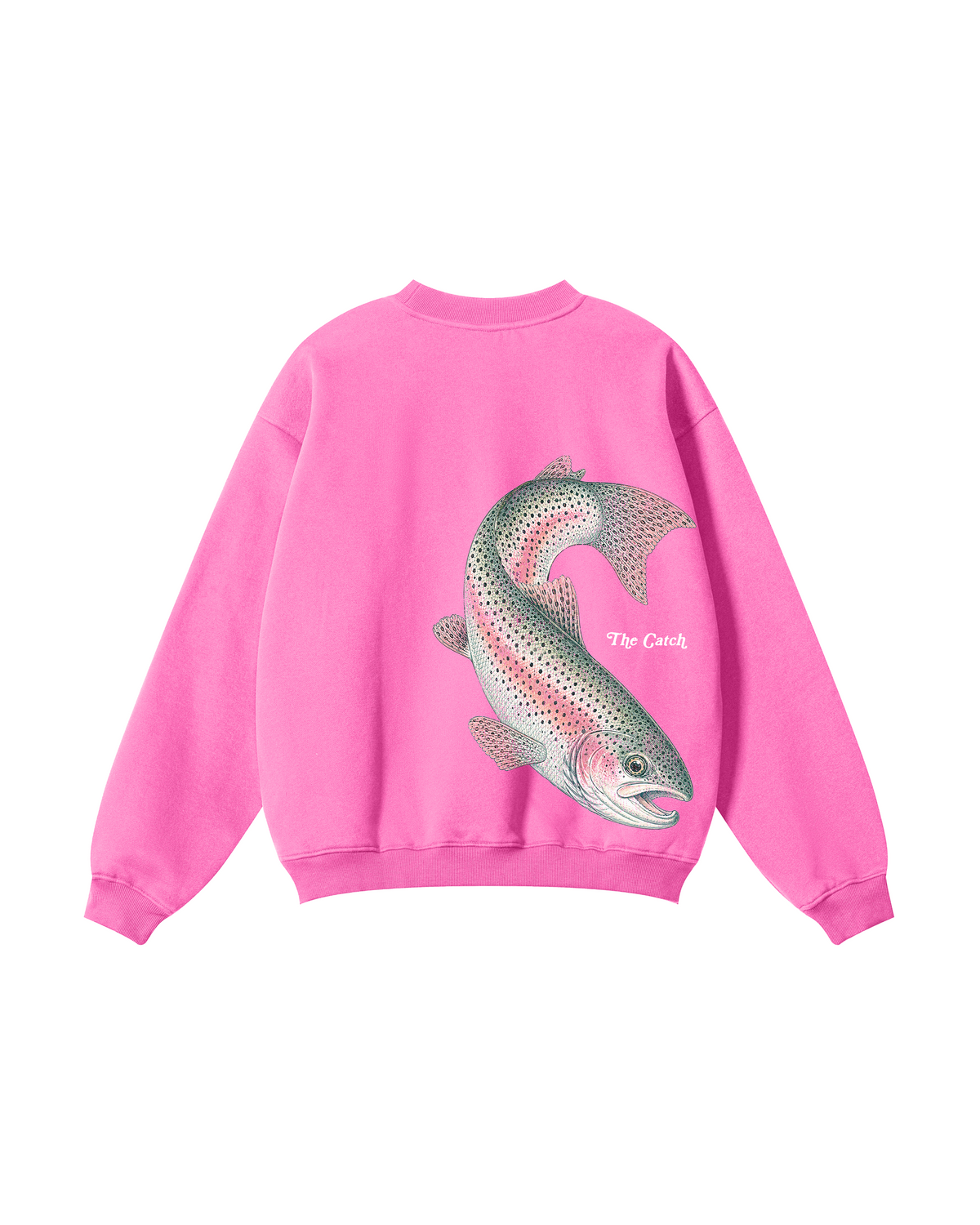 The Catch & The Keeper Rainbow Trout Couple Fishing Crewneck Set