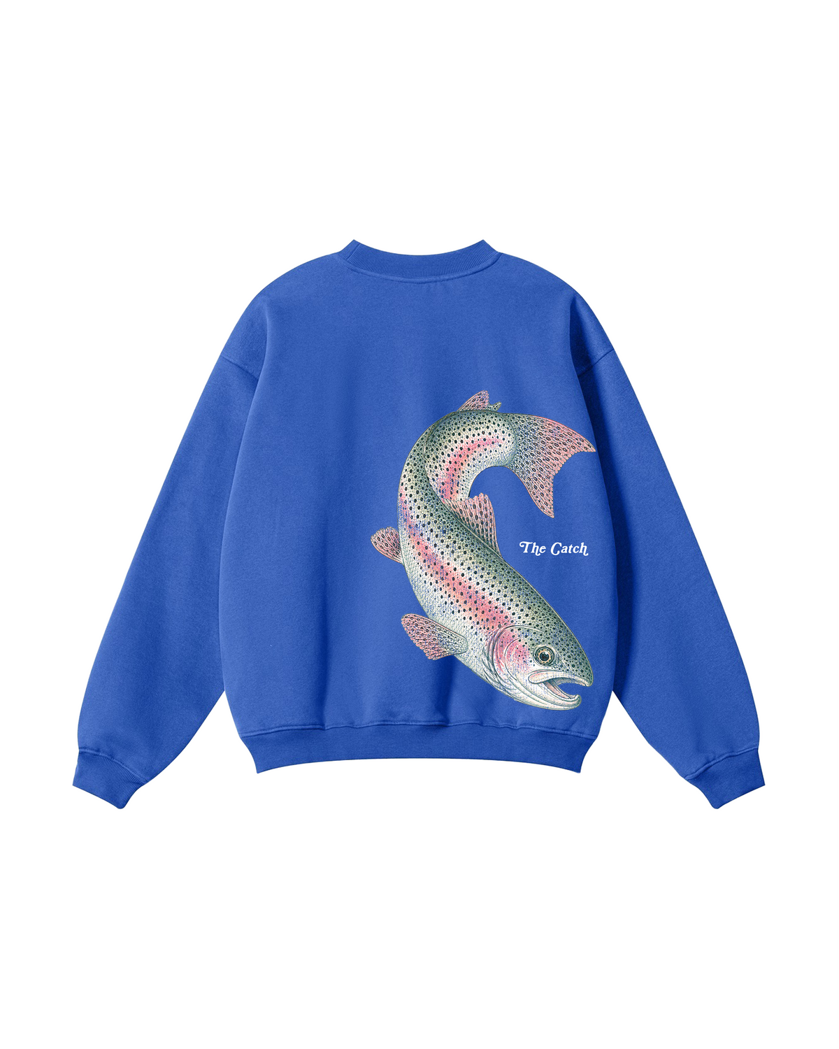 The Catch & The Keeper Rainbow Trout Couple Fishing Crewneck Set