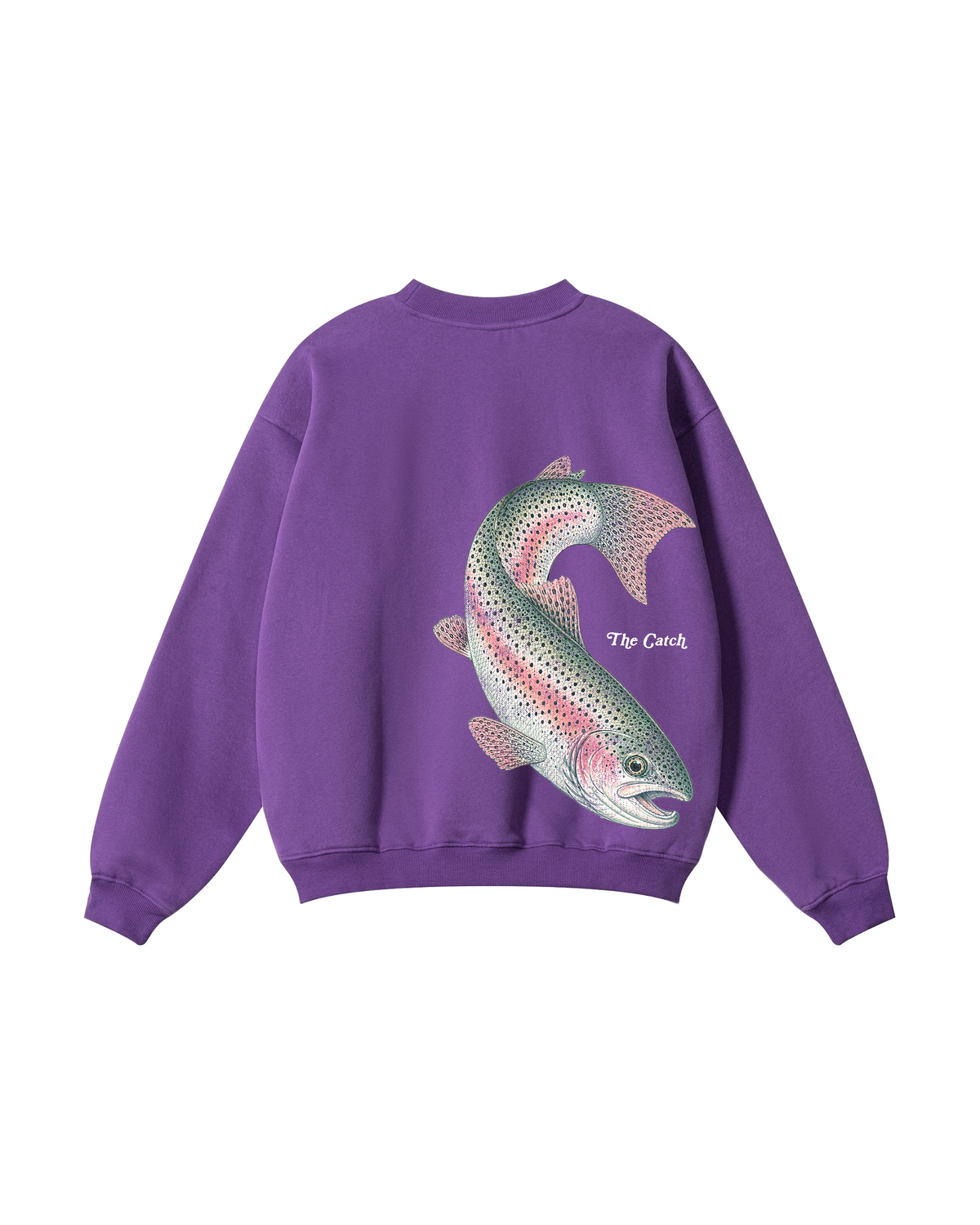 The Catch & The Keeper Rainbow Trout Couple Fishing Crewneck Set