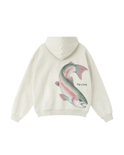 The Catch & The Keeper Rainbow Trout Heart Hoodie Set