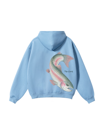 The Catch & The Keeper Rainbow Trout Heart Hoodie Set