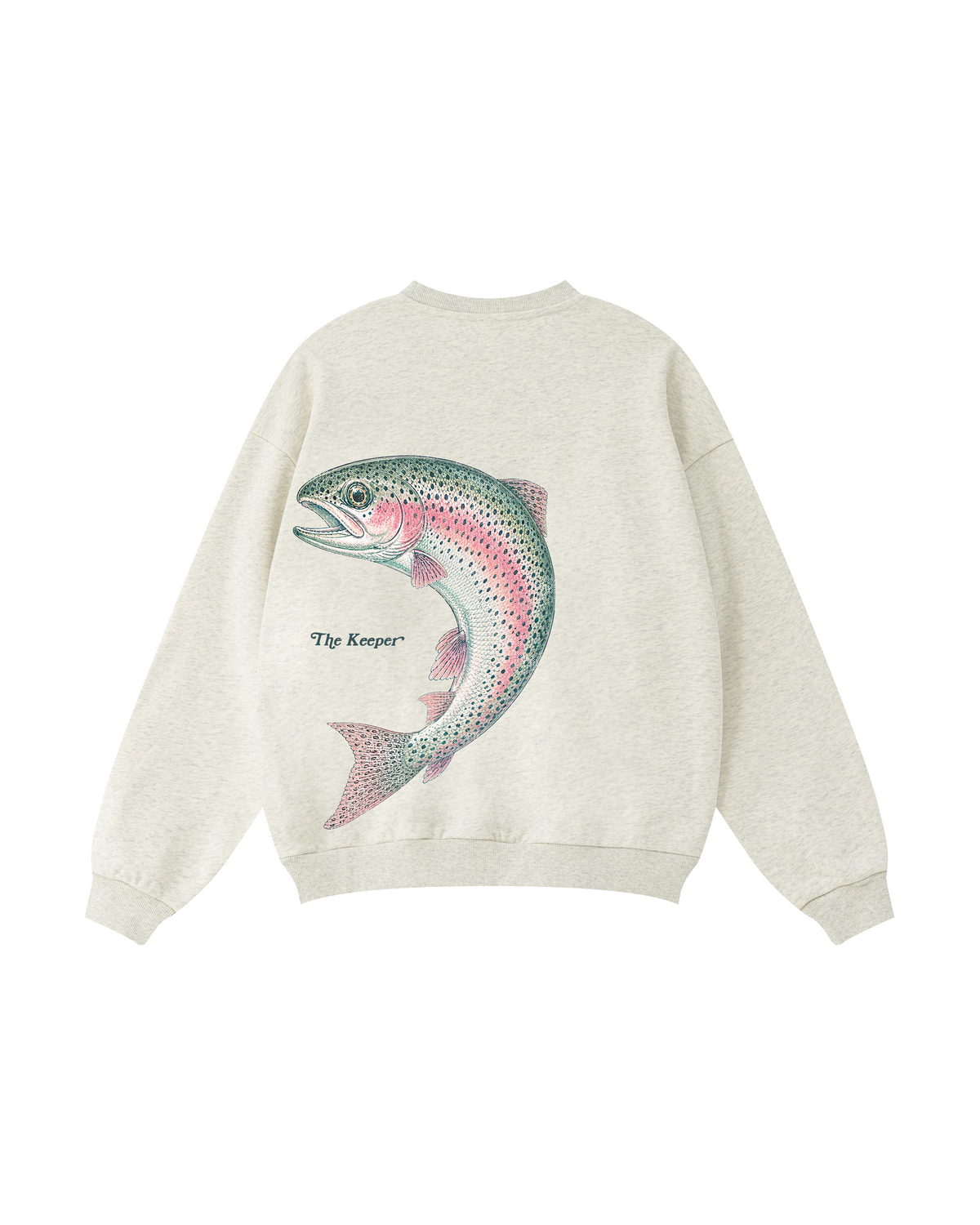The Catch & The Keeper Rainbow Trout Couple Fishing Crewneck Set