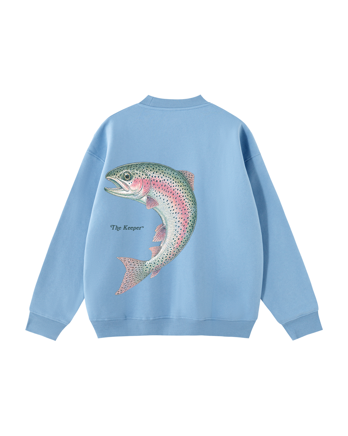The Catch & The Keeper Rainbow Trout Couple Fishing Crewneck Set