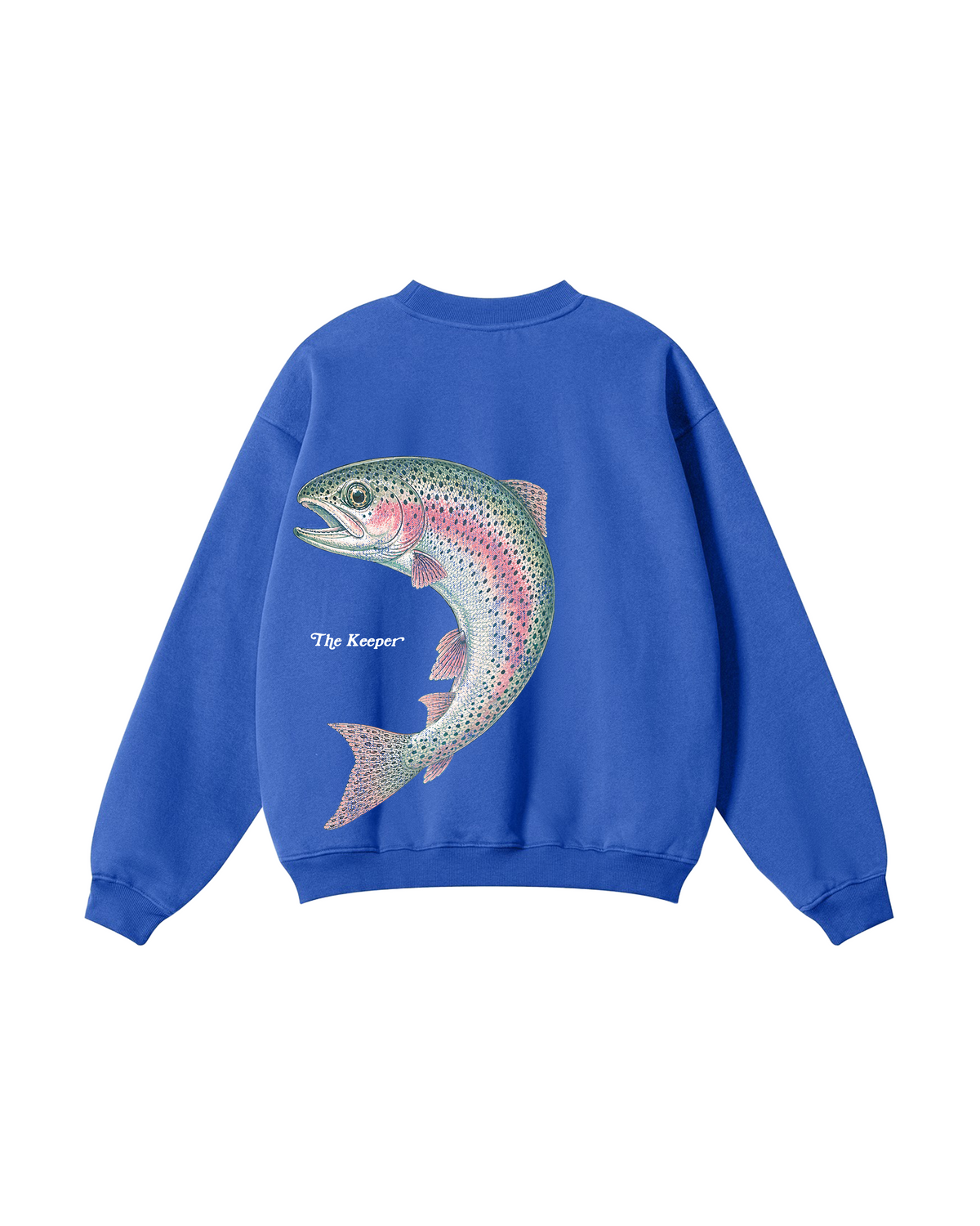 The Catch & The Keeper Rainbow Trout Couple Fishing Crewneck Set