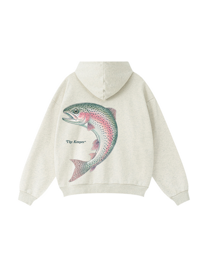 The Catch & The Keeper Rainbow Trout Heart Hoodie Set
