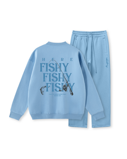 Here Fishy Fishy Fishy Crewneck