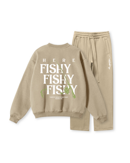 Here Fishy Fishy Fishy Crewneck