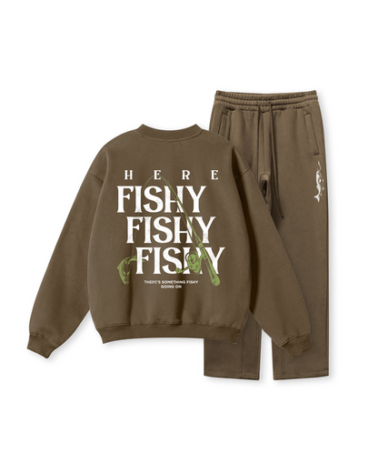 Here Fishy Fishy Fishy Crewneck